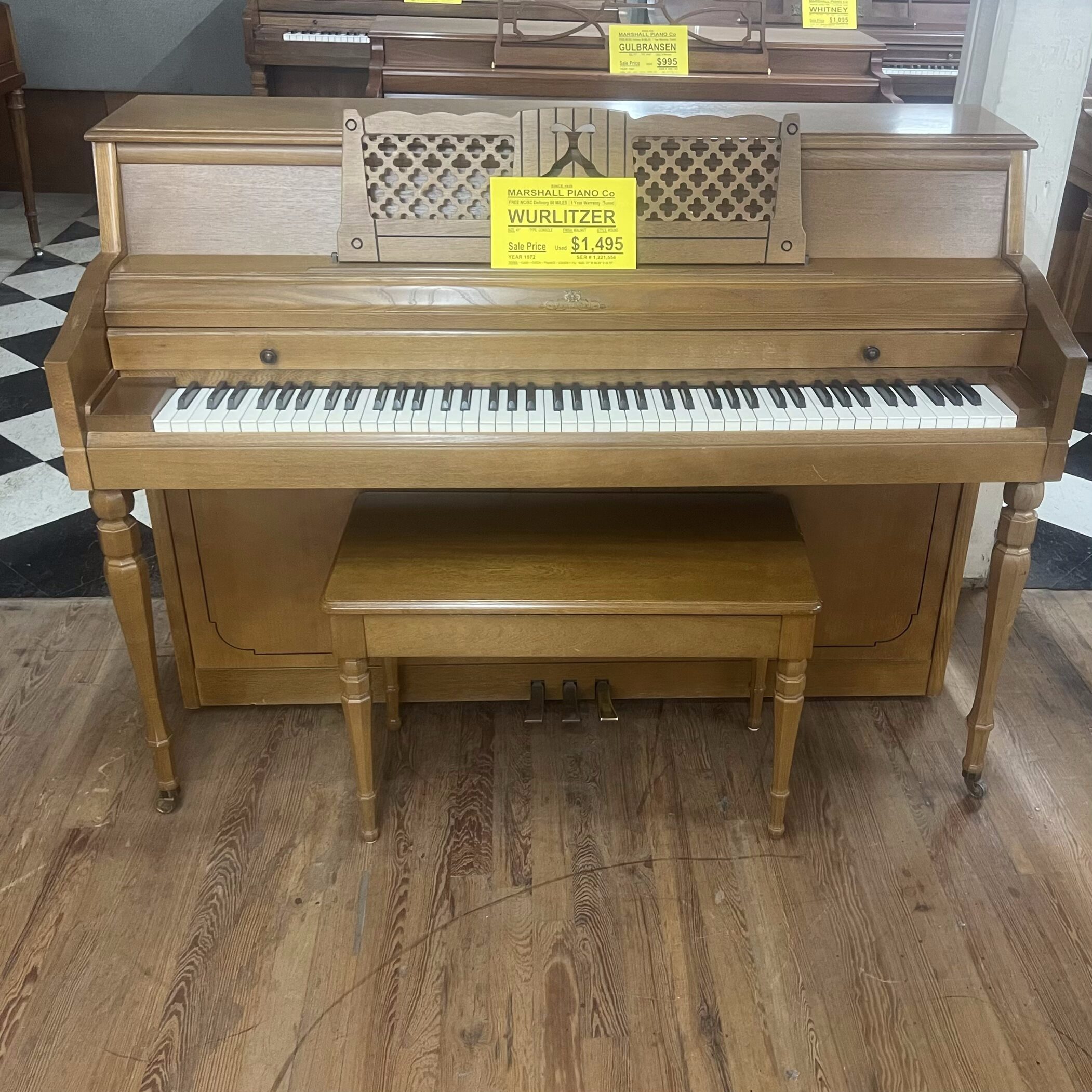Wurlitzer Console Piano